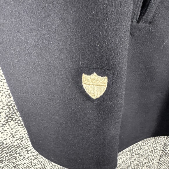 Vintage‎ US Navy Peacoat Mens 36 Regular 1962 Wool Dress Blue - Picture 4 of 13